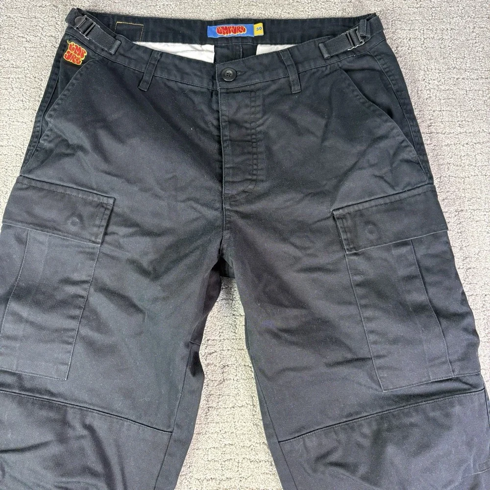Empyre Cargo Pants 30 Baggy Carpenter Double Knee Belted Relaxed Mens Skate